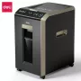 DELI ET089 Distruggidocumenti cross-cut, 8 fogli, 15L, nero