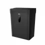 DELI ET014 Distruggidocumenti cross-cut, 10 fogli, sicurezza P-4, contenitore 21L, nero