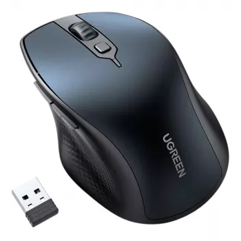 UGREEN MU101 Mouse wireless 2.4G+BT blu