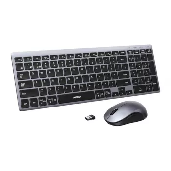 UGREEN MK552 Set tastiera e mouse wireless - nero