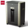 Deli ET099 distruggidocumenti a taglio incrociato, 10 fogli, 15L, sicurezza P-4