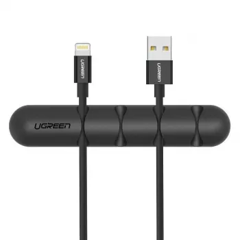 UGREEN Clip per gestione cavi 4 slot (confezione da 2) - Nero