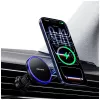 USAMS supporto magnetico per bocchette di aerazione per smartphone, rotazione 360°, nero