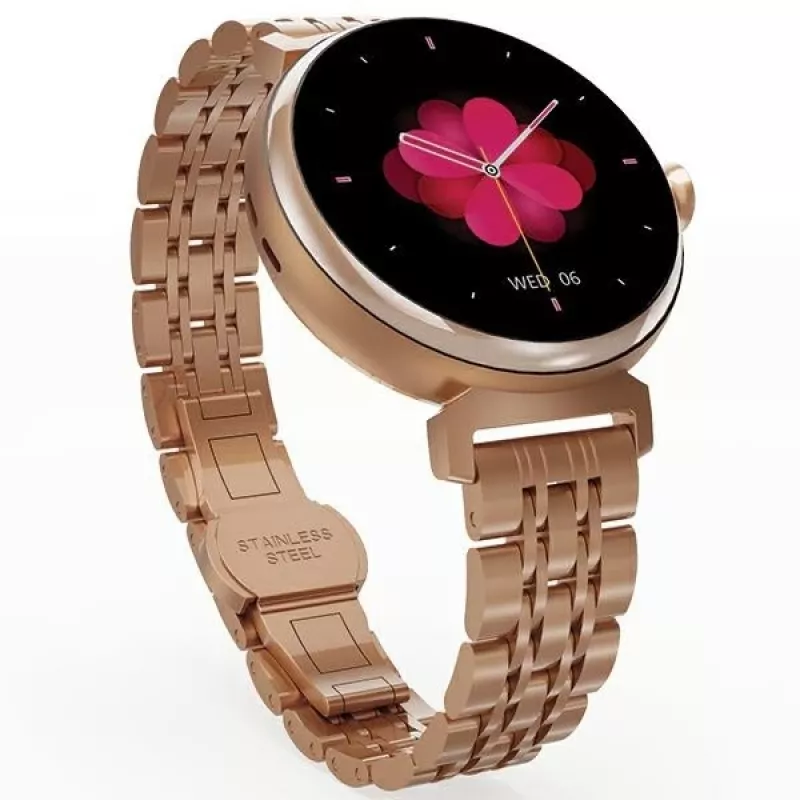 HIFUTURE Smartwatch Aura AMOLED oro rosa