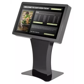 Peerless Landscape Kiosk KILH550-EUK - Supporto a Pavimento - per Display LCD - Con Chiave - Nero Lucido - Dimensione Schermo: 127 cm (50 Pollici)