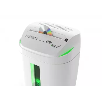 KOBRA Hybrid S4 distruggidocumenti a taglio incrociato, P-4, 10 fogli, 20 L, bianco/antracite