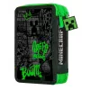KIDS Minecraft Astuccio pieghevole per la scuola, organizer espandibile, multicolore