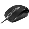 YENKEE YMS 1025 BK QUITO Mouse USB con cavo, ottico, 1000 DPI, 4 tasti, nero