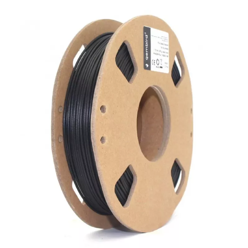 Gembird filamento PLA 1,75 mm nero 200 g