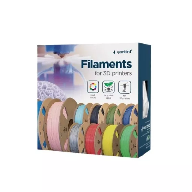 Gembird blu - 200 g - filamento PLA (3D)
