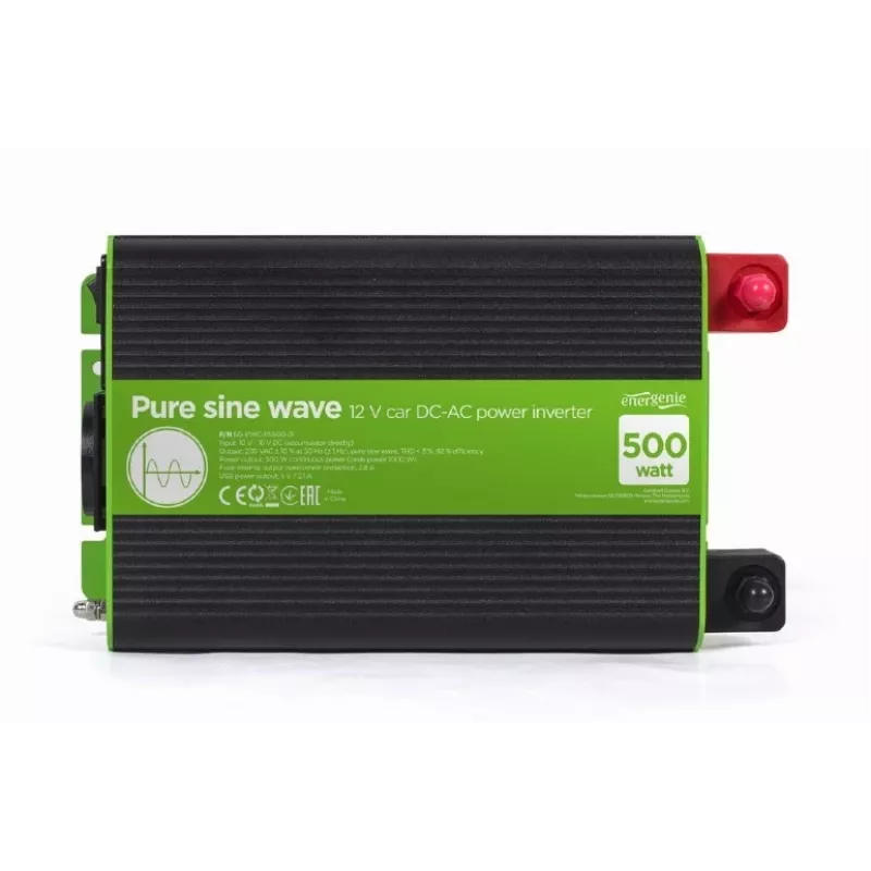 Gembird inverter da 12V a 230V onda sinusoidale pura 500W