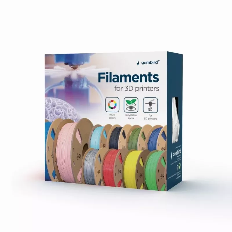 GEMBIRD filamento PLA opaco arancione 1,75mm 1kg