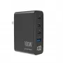 GEMBIRD caricabatterie rapido GaN 4x USB 100W nero