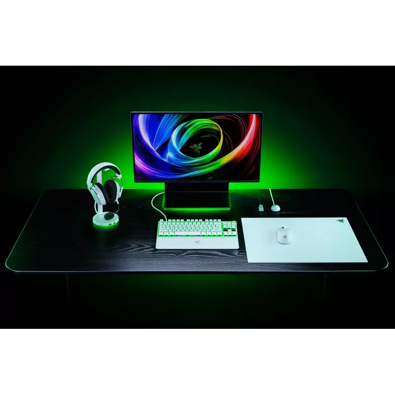 RAZER Atlas Pro - Tappetino per mouse da gaming bianco