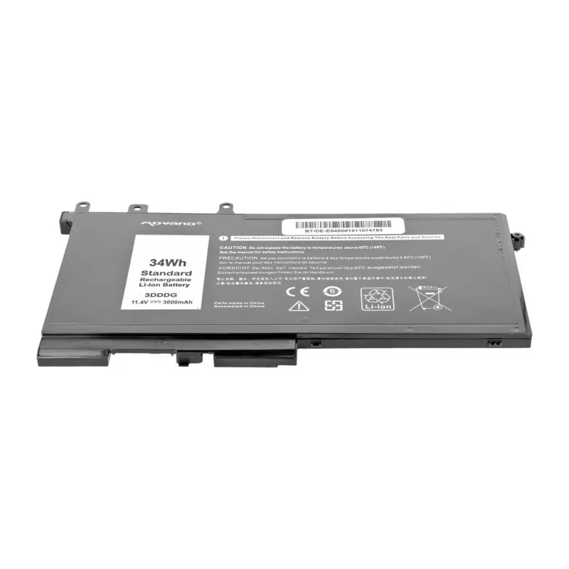 MITSU batteria ricaricabile 3DDDG per Dell Latitude 5280 5480 5495 5580 - 3000 mAh (34 Wh)