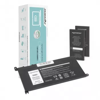 MITSU batteria ricaricabile WDX0R P75F P62F P66F T2JX4 WDXOR per Dell - 3400 mAh (39 Wh)