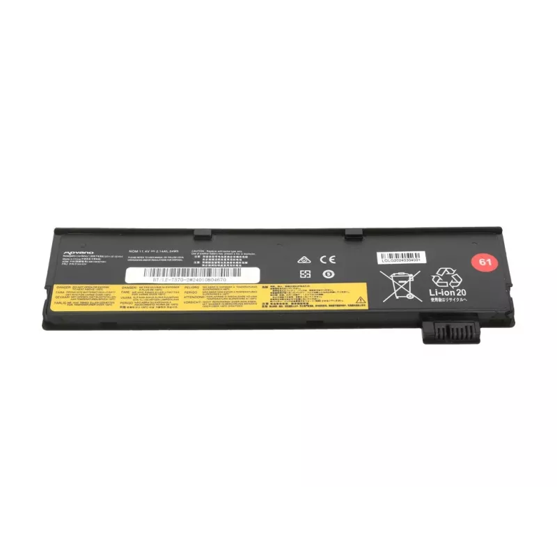 MITSU batteria ricaricabile SB10K97582 per Lenovo ThinkPad T470 T570 - 2140 mAh (24 Wh)