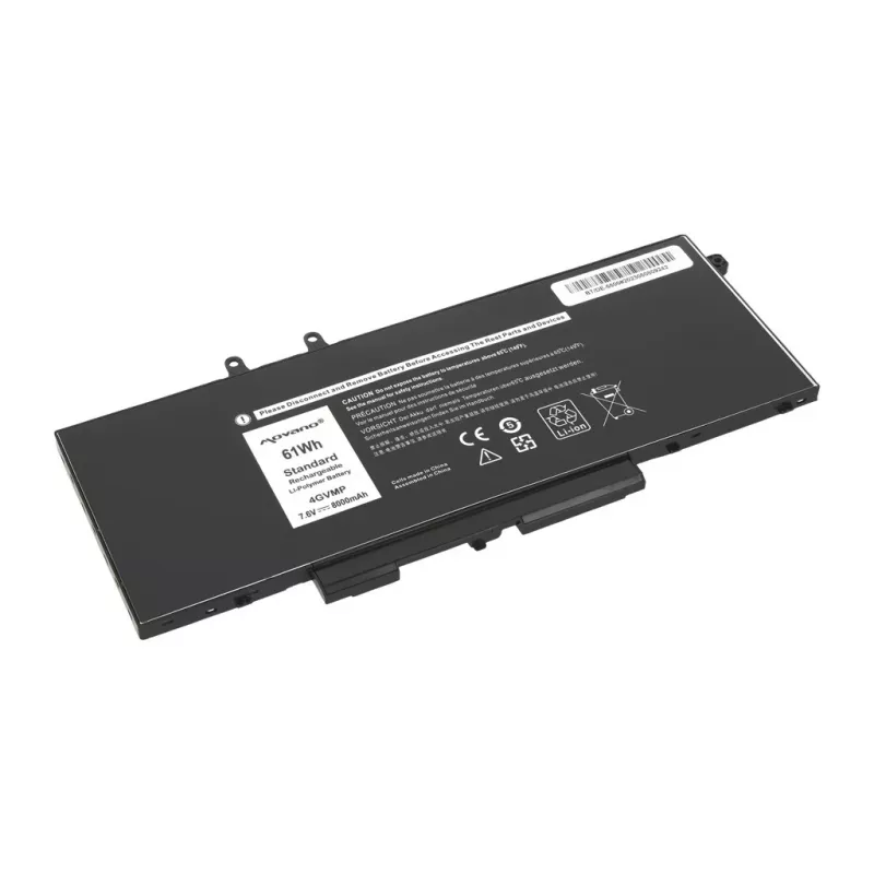 MITSU batteria ricaricabile 4GVMP per Dell Latitude 5400 5500 - 8000 mAh (61 Wh)
