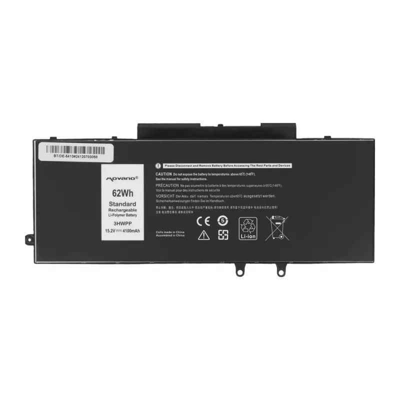 MITSU batteria ricaricabile 3HWPP per Dell Latitude 5401 5410 5501 5510 - 4100 mAh (62 Wh)