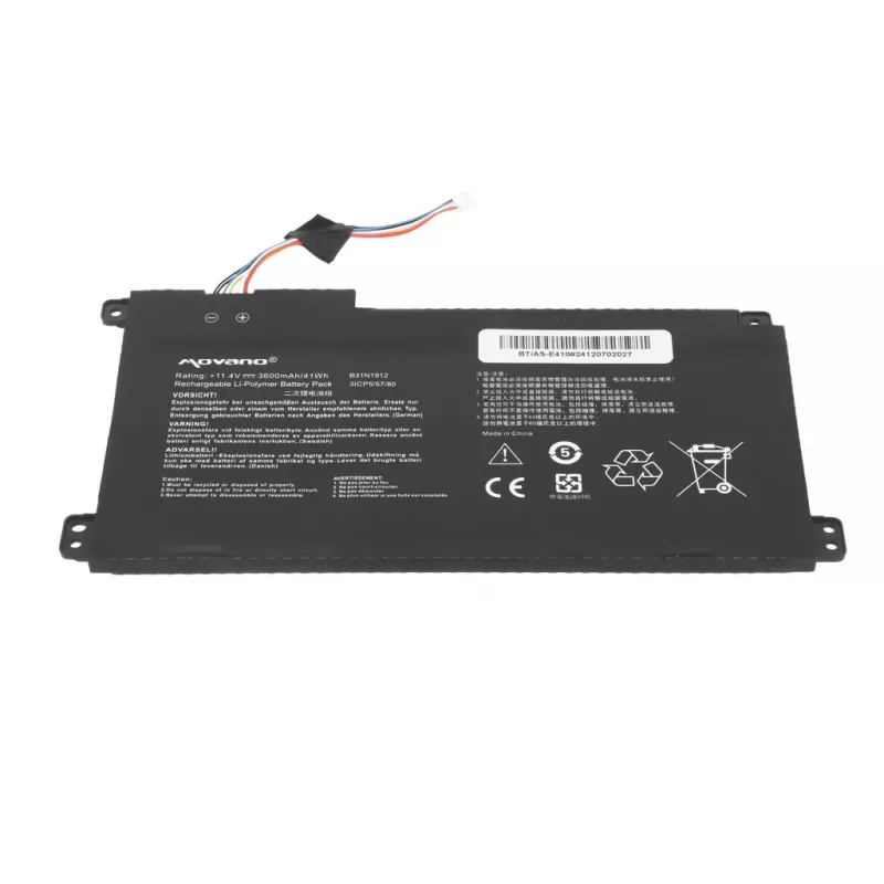 MITSU batteria ricaricabile B31N1912 C31N1912 per Asus E410MA L410MA - 3600 mAh (41 Wh)