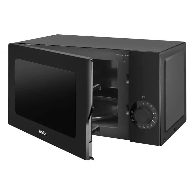 AMICA microonde AMGF17M2B con grill, 17L, 700W, nero