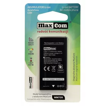 MAXCOM batteria ricaricabile Li-Ion MM720 800mAh 3,7V