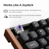 Keychron K8H-F1 75% Magnetic Wood tastiera da gaming nera