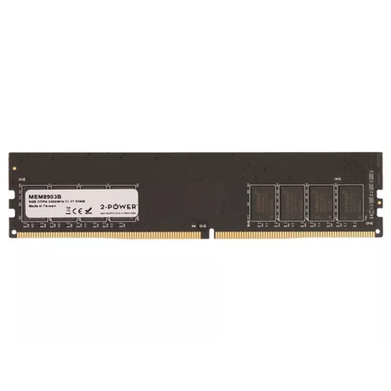 2-Power DDR4 8 GB 288-Pin DIMM modulo di memoria desktop (PC4-21300, 2666 MHz, CL19, 1,2 V, Non-ECC, Unbuffered, Single Rank)