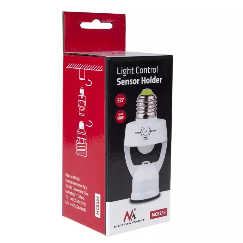 MACLEAN supporto per sensore di controllo luce MCE233