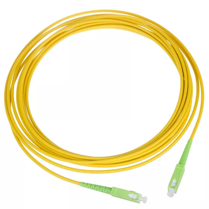 MACLEAN cavo patch in fibra ottica SC/APC to SC/APC single-mode simplex 1m G.657A2