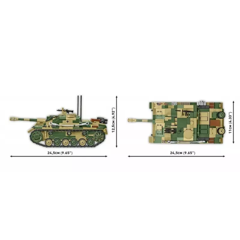 COBI KLOCKI StuG III Ausf. G set di mattoncini - 955 pezzi