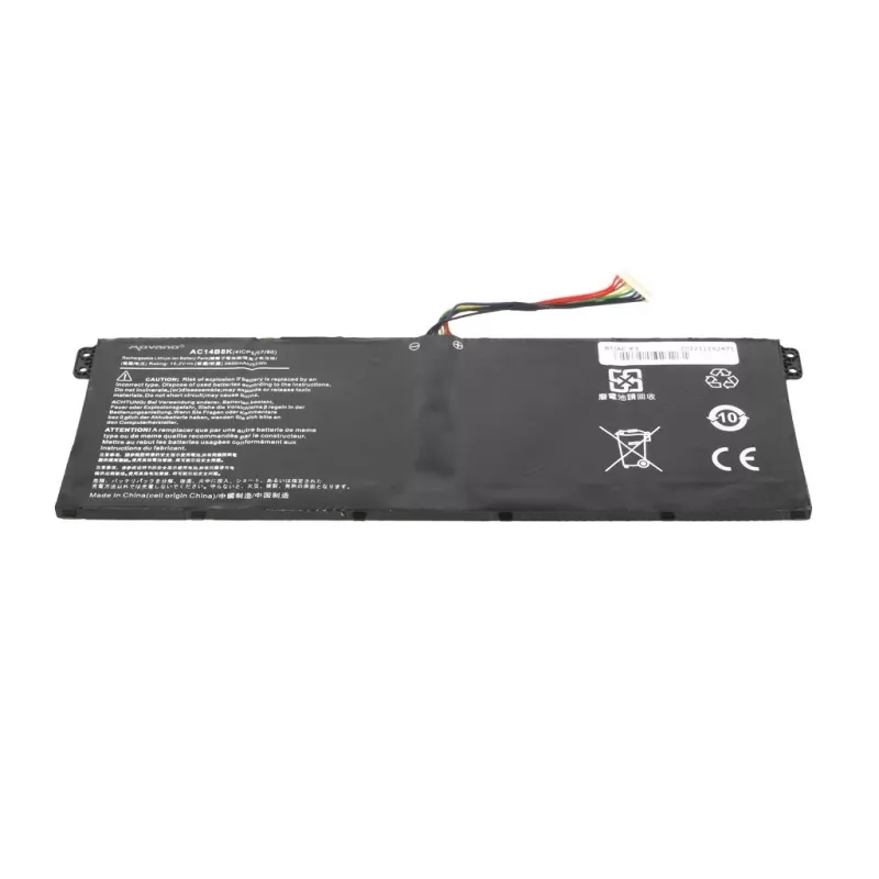 MITSU batteria ricaricabile AC14B3K AC14B7K AC14B8K per Acer E3-111 - 3600 mAh (55 Wh)