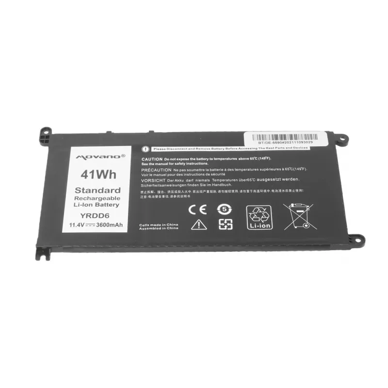 MITSU batteria ricaricabile YRDD6 per Dell Inspiron 14 5481 5590 - 3600 mAh (41 Wh)