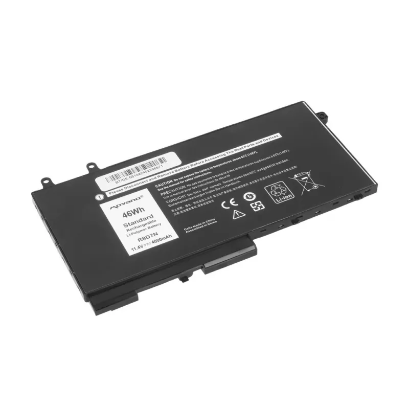 MITSU batteria ricaricabile R8D7N per Dell Latitude 5410 5411 5500 Precision 3541 3550 - 4000 mAh (46 Wh)