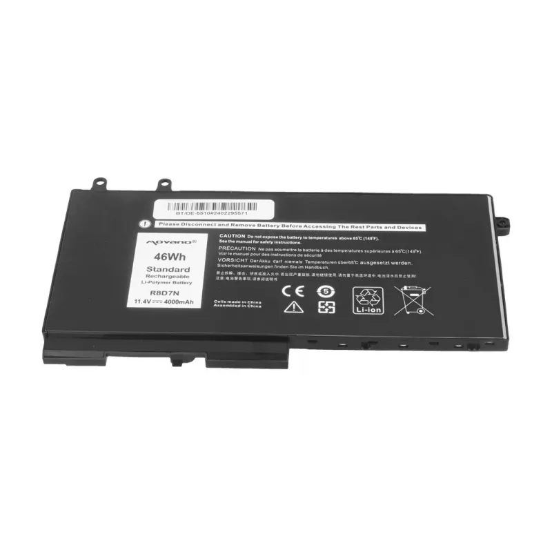 MITSU batteria ricaricabile R8D7N per Dell Latitude 5410 5411 5500 Precision 3541 3550 - 4000 mAh (46 Wh)