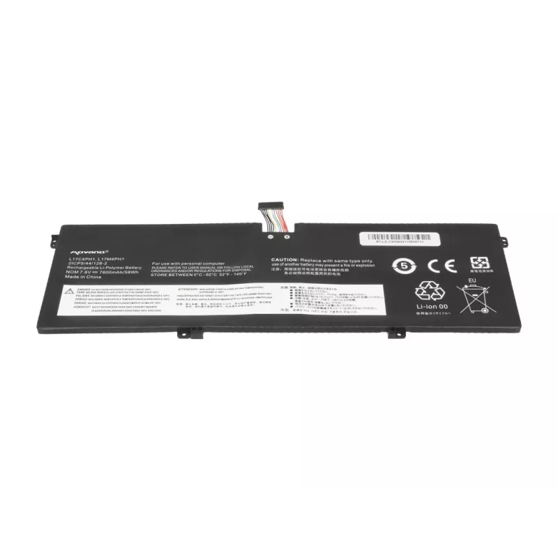 MOVANO Batteria ricaricabile L17C4PH1 per Lenovo Yoga C930-13IKB - 7600 mAh (58 Wh)