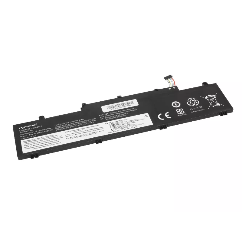 Batteria ricaricabile MOVANO L19M3PD5 L19C3PD5 L19D3PD5 per Lenovo ThinkPad E14 E15 Gen2 Gen3 Gen4 - 4650 mAh (54 Wh)