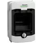 NOARK PHS 4T Quadro di distribuzione da parete IP65, 1x4 moduli, grigio con porta trasparente