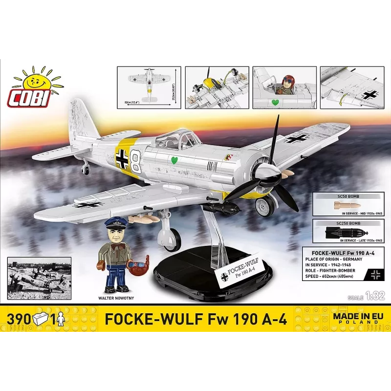 COBI Focke-Wulf Fw 190 A-4 set di mattoncini