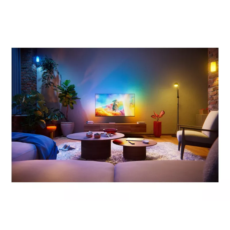 Philips 43PQS8501/12 TV QLED 4K Smart 43 inch con TITAN OS, Ambilight