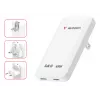 Verbatim Slim GaN Charger 2 Port 65W (EU/UK/US) bianco