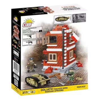 COBI Historical Collection Goliath mina cingolata, Rivolta di Varsavia, 1:28, 311 pezzi