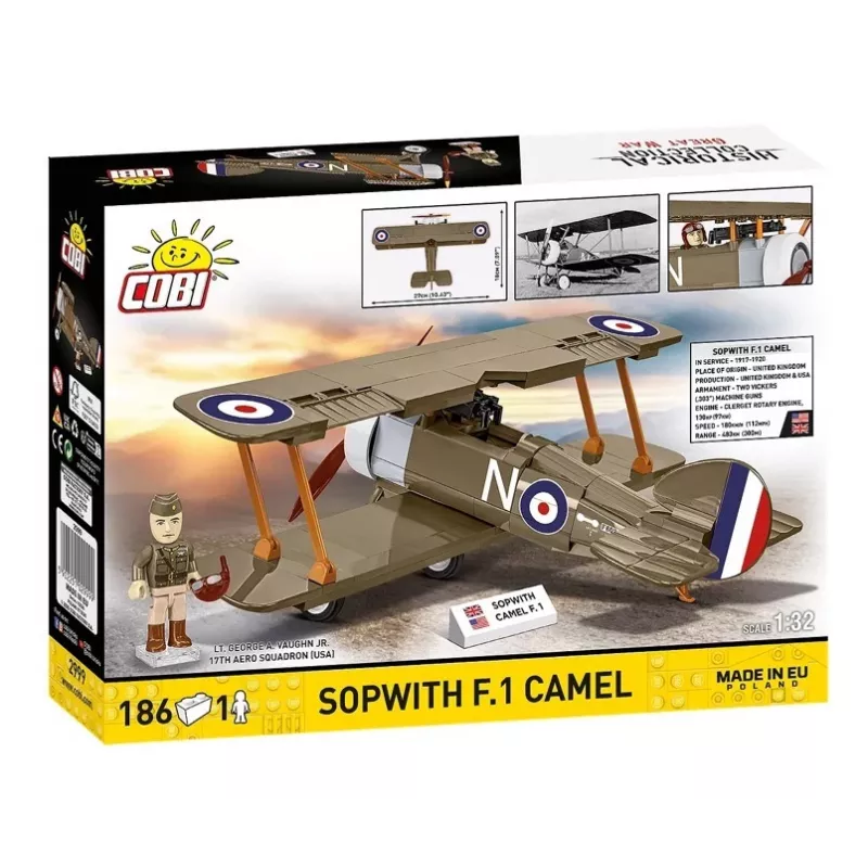COBI 186 pezzi HC GREAT WAR / 2999 / Sopwith F.1 Camel
