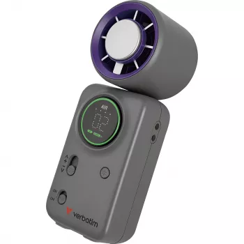 Verbatim Cool'n'Go Ice Touch Mini ventilatore portatile (viola/grigio)