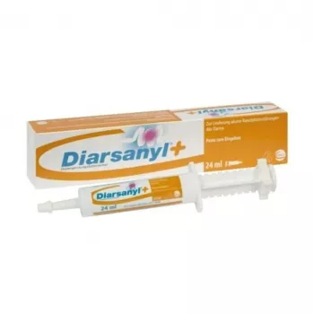 Ceva Diarsanyl Plus pasta orale per cani e gatti con diarrea acuta, siringa 24 ml
