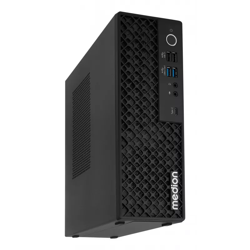 Medion 10026214 PICOWORX T80III MD340101 mini-PC, Intel Processor N100, 16GB RAM, 512GB SSD, Windows 11 Pro, Wi-Fi 6, nero