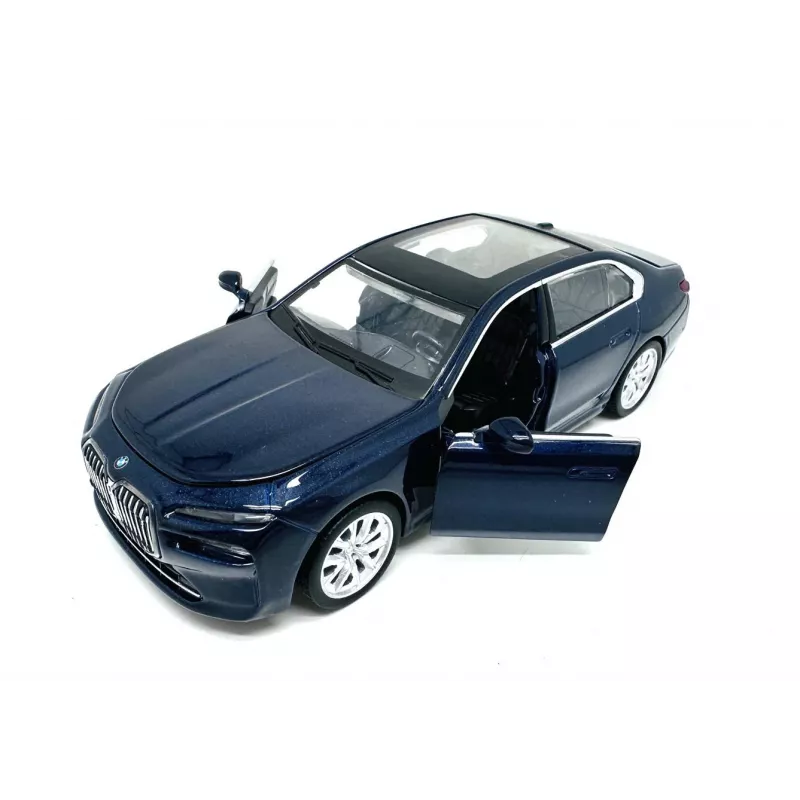PULIO Auto MSZ 1/32 BMW i7 Modellino auto die-cast con luce e suono