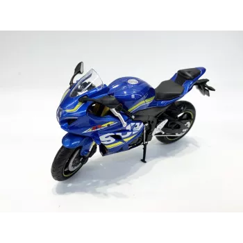 PULIO MSZ 1/12 Suzuki GSX-R1000 Modellino moto die-cast blu