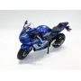 PULIO MSZ 1/12 Suzuki GSX-R1000 Modellino moto die-cast blu