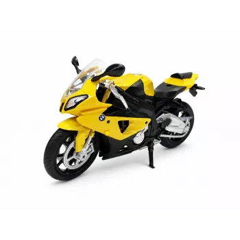 PULIO Moto MSZ 1/12 BMW S1000 RR Modellino die-cast giallo